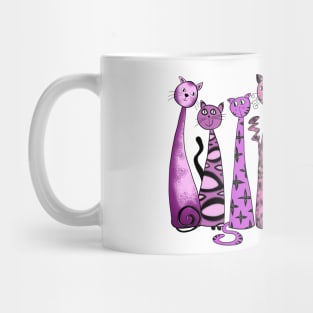 Pink cats Mug